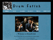 Tablet Screenshot of drumfetish.com